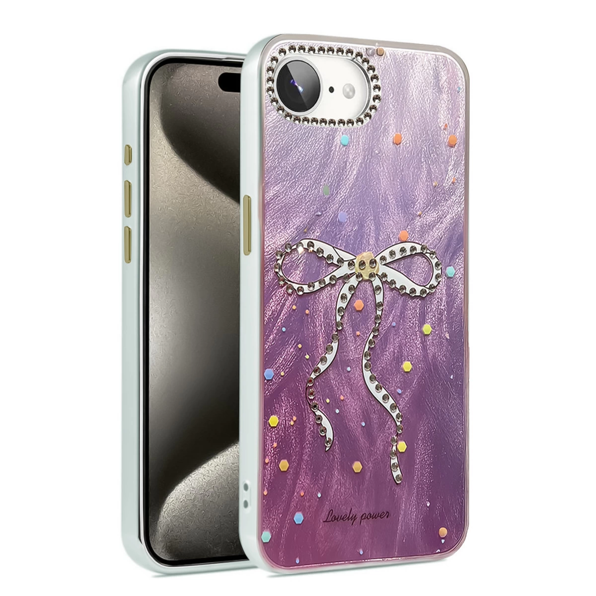 İphone 16e Kılıf Blade Aynalı Desenli Kapak - Desen 1