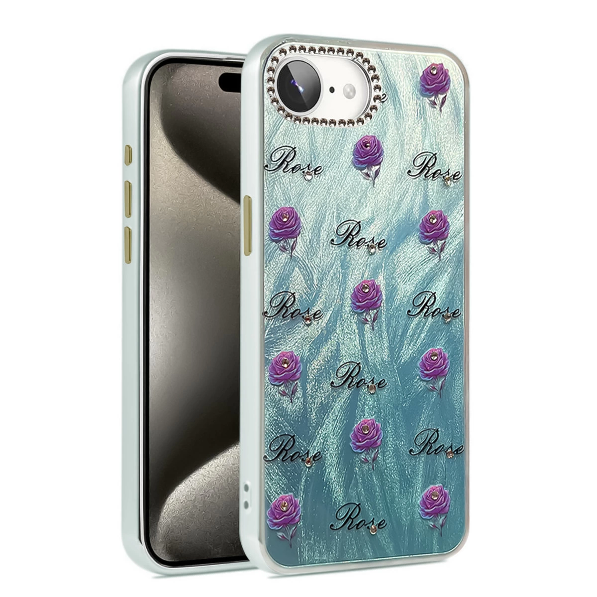 İphone 16e Kılıf Blade Aynalı Desenli Kapak - Desen 9