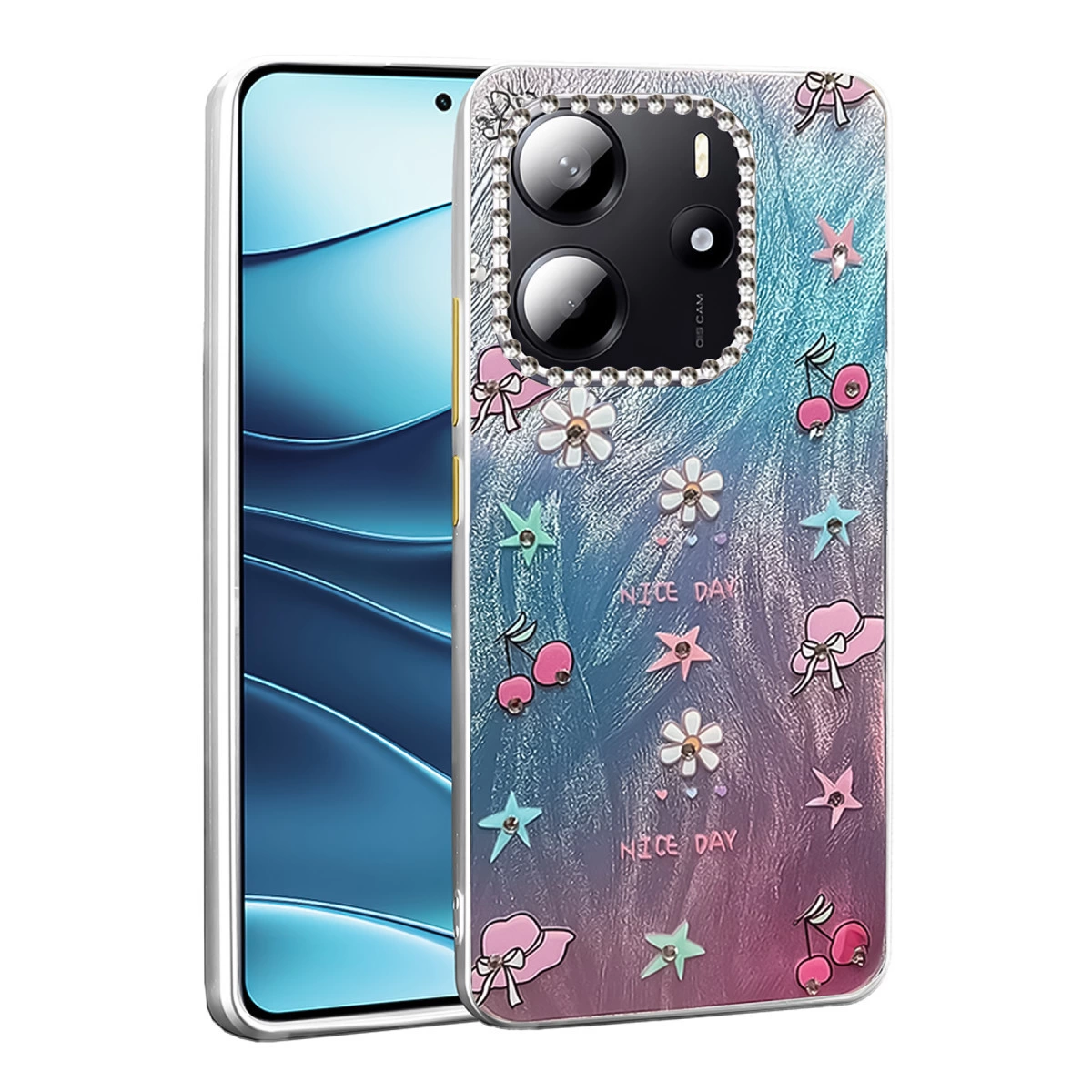 Xiaomi Redmi Note 14 4g Kılıf Blade Aynalı Desenli Kapak - Desen 4