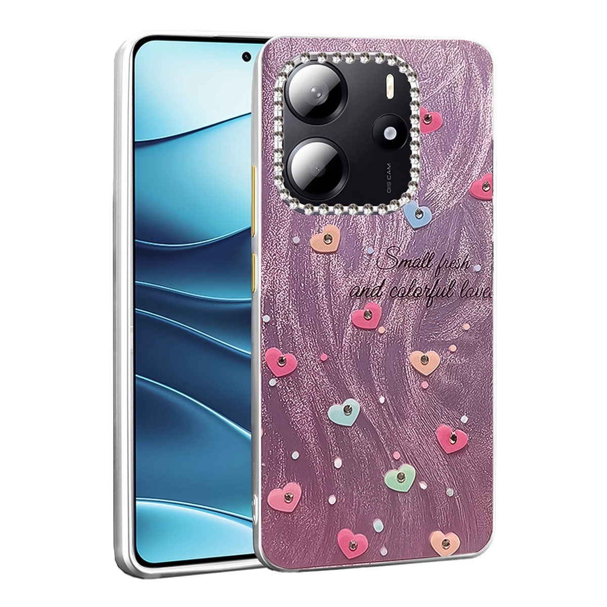 Xiaomi Redmi Note 14 4g Kılıf Blade Aynalı Desenli Kapak - Desen 8