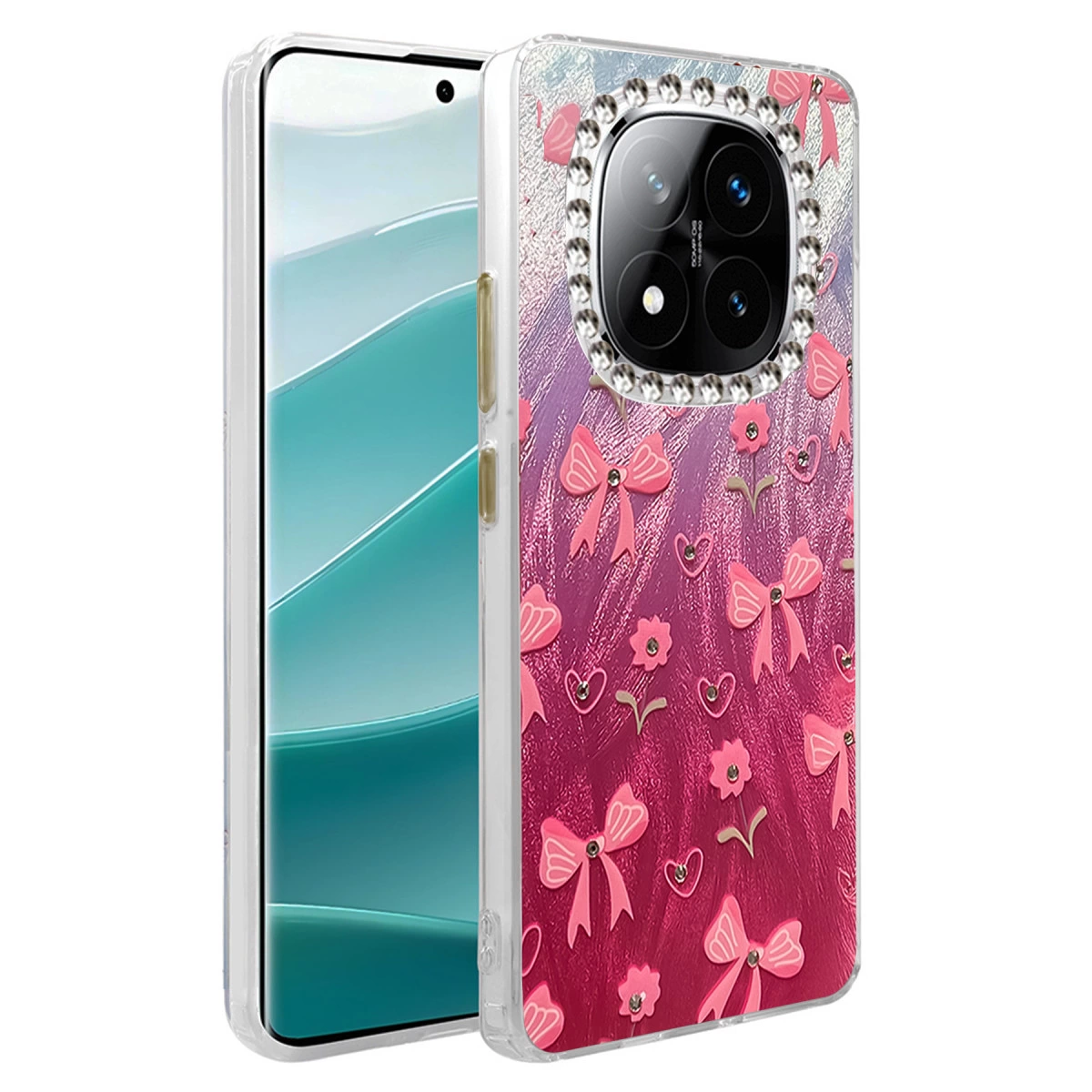 Xiaomi Redmi Note 14 Pro 4g Kılıf Blade Aynalı Desenli Kapak - Desen 3