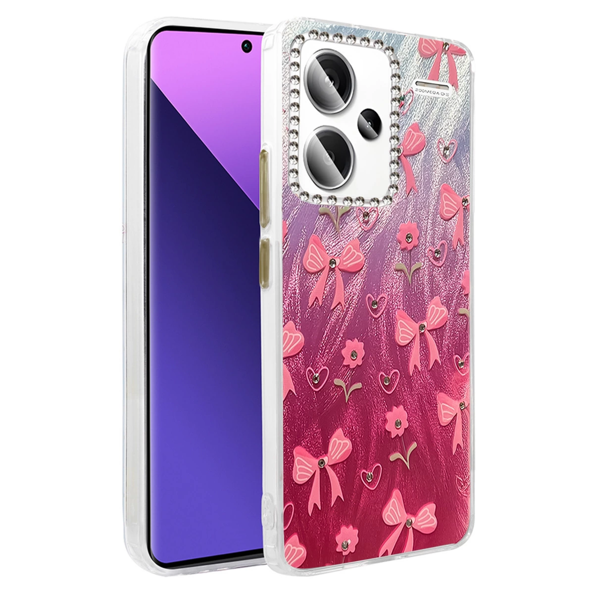 Xiaomi Redmi Note 13 Pro Plus Kılıf Blade Aynalı Desenli Kapak - Desen 3