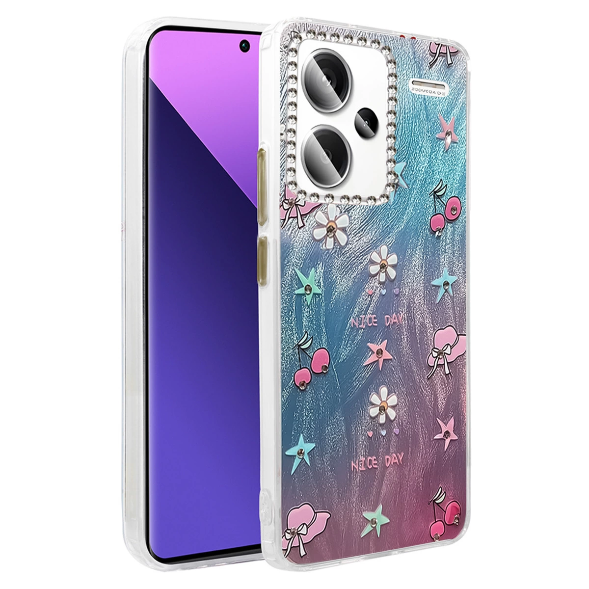 Xiaomi Redmi Note 13 Pro Plus Kılıf Blade Aynalı Desenli Kapak - Desen 4