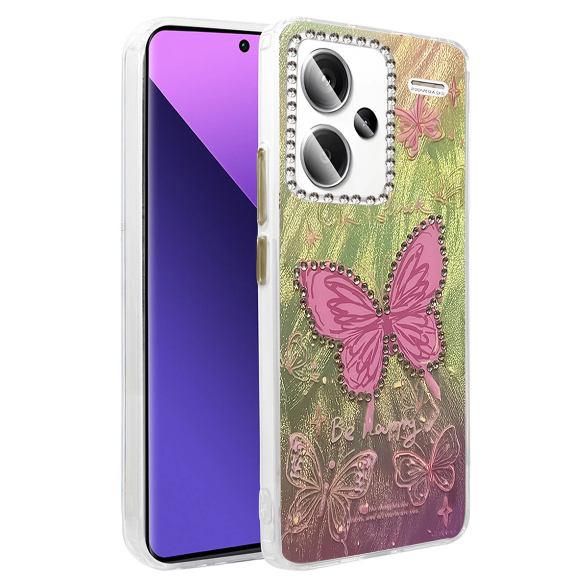 Xiaomi Redmi Note 13 Pro Plus Kılıf Blade Aynalı Desenli Kapak - Desen 5