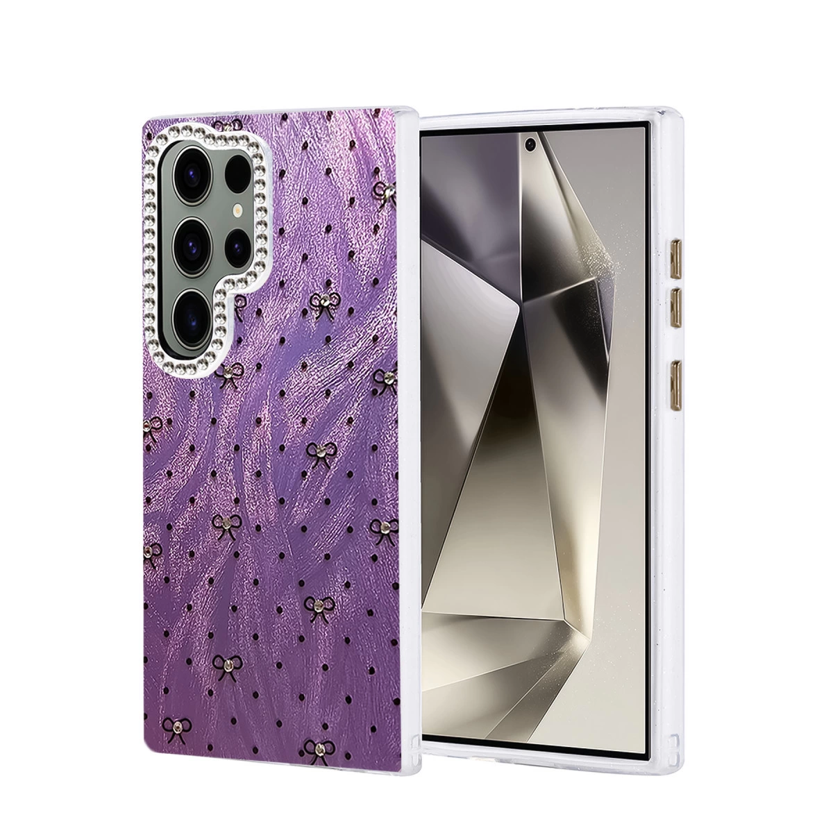 Samsung Galaxy S24 Ultra Kılıf Blade Aynalı Desenli Kapak - Desen 2