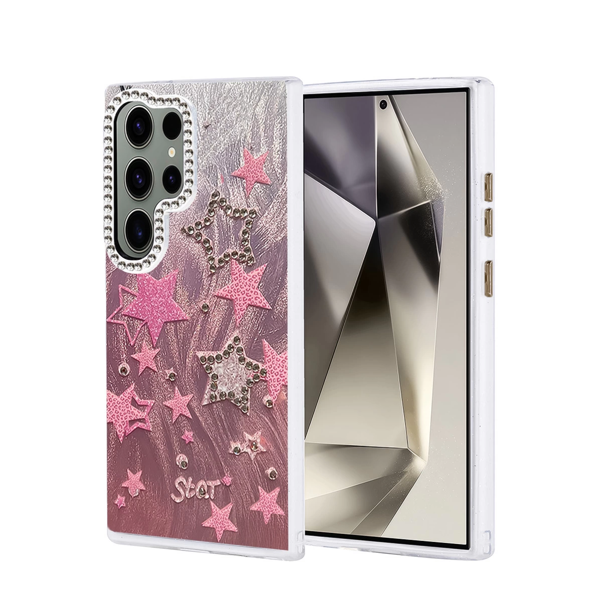 Samsung Galaxy S24 Ultra Kılıf Blade Aynalı Desenli Kapak - Desen 7