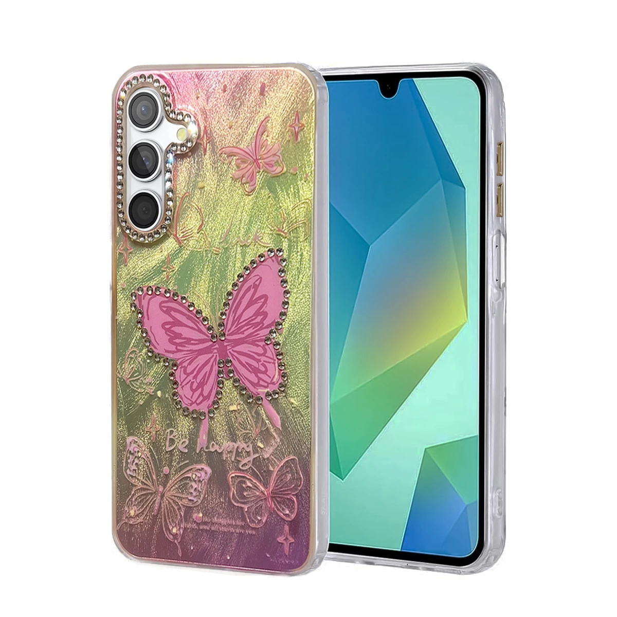 Samsung Galaxy S24 Fe Kılıf Blade Aynalı Desenli Kapak - Desen 5