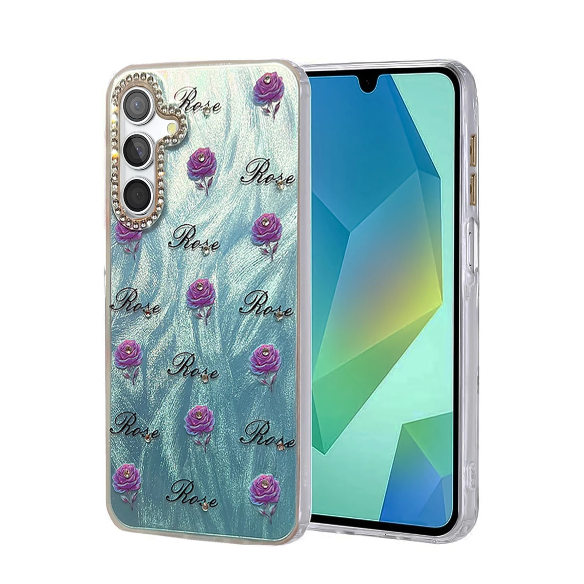 Samsung Galaxy S24 Fe Kılıf Blade Aynalı Desenli Kapak - Desen 9