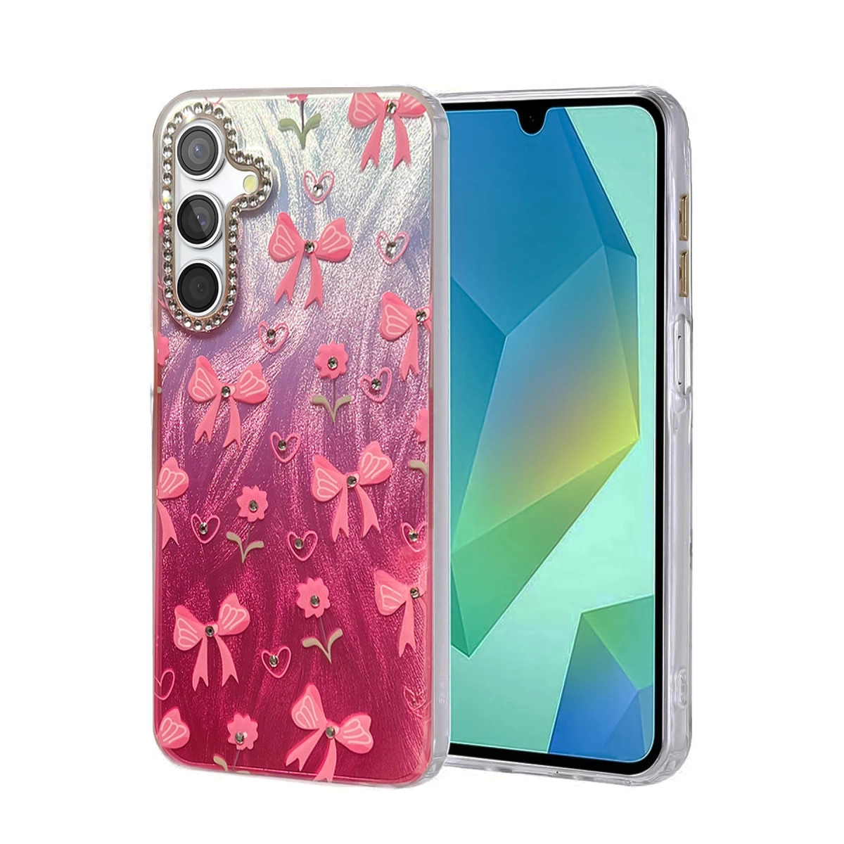 Samsung Galaxy A25 5g Kılıf Blade Aynalı Desenli Kapak - Desen 3