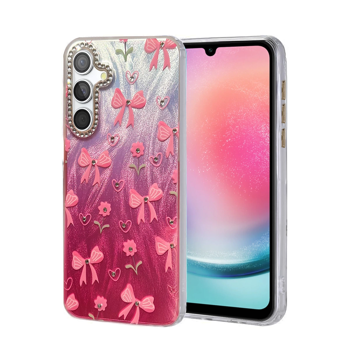 Samsung Galaxy A24 4g Kılıf Blade Aynalı Desenli Kapak - Desen 3