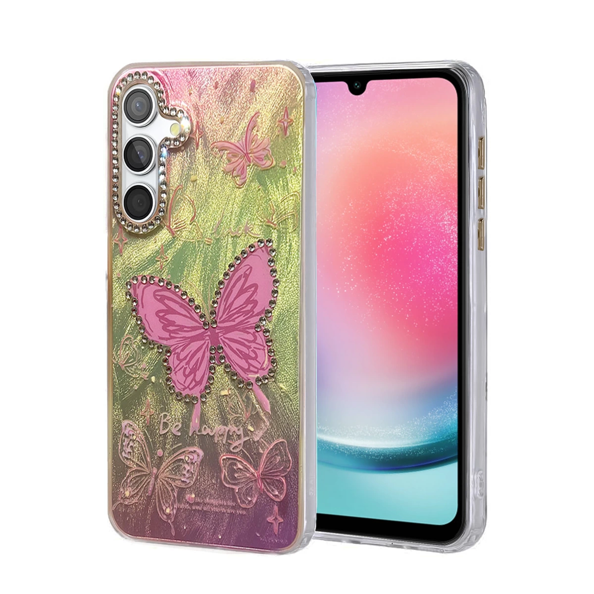 Samsung Galaxy A24 4g Kılıf Blade Aynalı Desenli Kapak - Desen 5