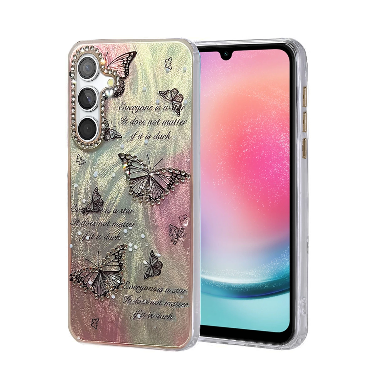 Samsung Galaxy A24 4g Kılıf Blade Aynalı Desenli Kapak - Desen 6