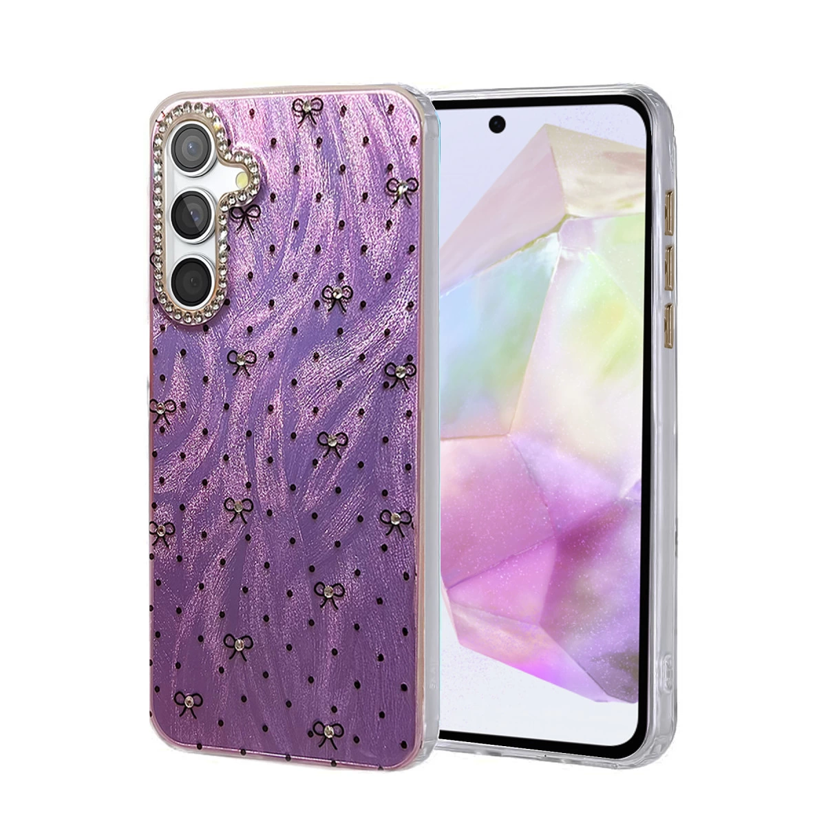 Samsung Galaxy A35 5g Kılıf Blade Aynalı Desenli Kapak - Desen 2