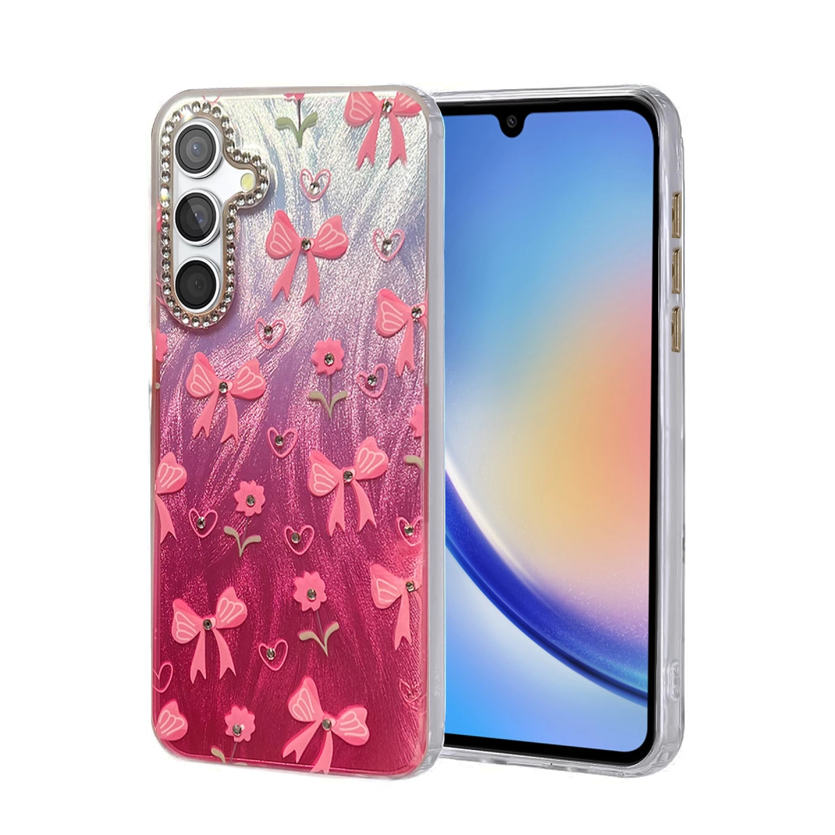 Samsung Galaxy A34 5g Kılıf Blade Aynalı Desenli Kapak - Desen 3