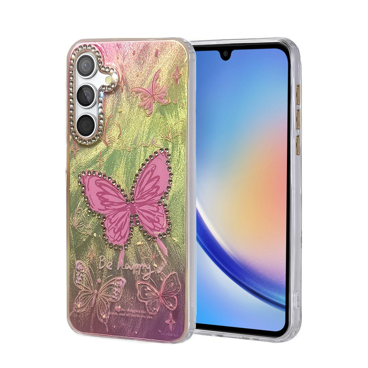 Samsung Galaxy A34 5g Kılıf Blade Aynalı Desenli Kapak - Desen 5