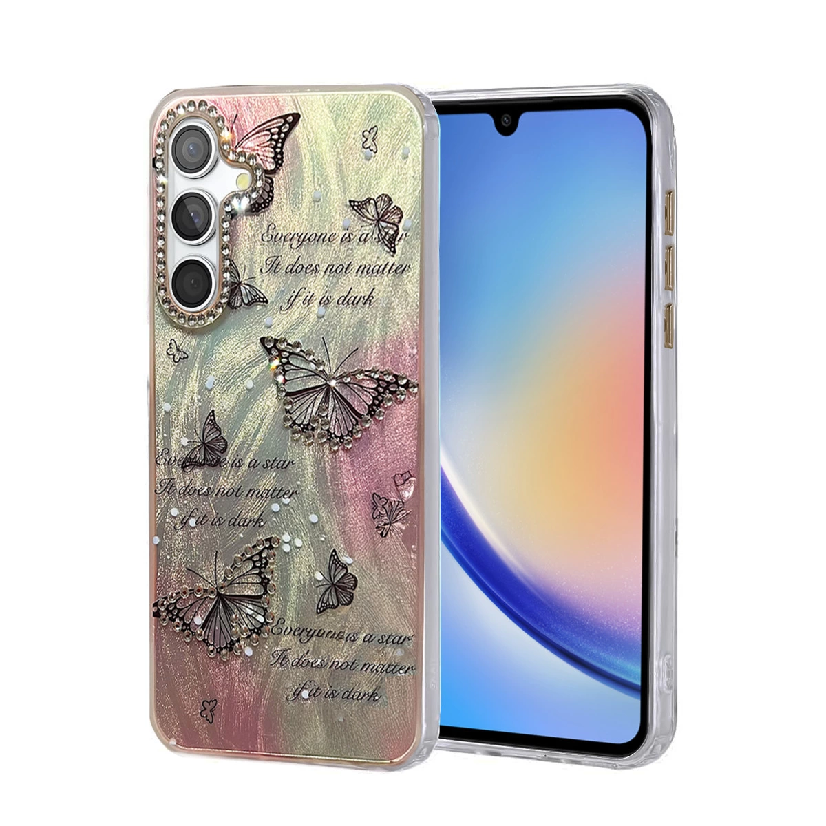 Samsung Galaxy A34 5g Kılıf Blade Aynalı Desenli Kapak - Desen 6