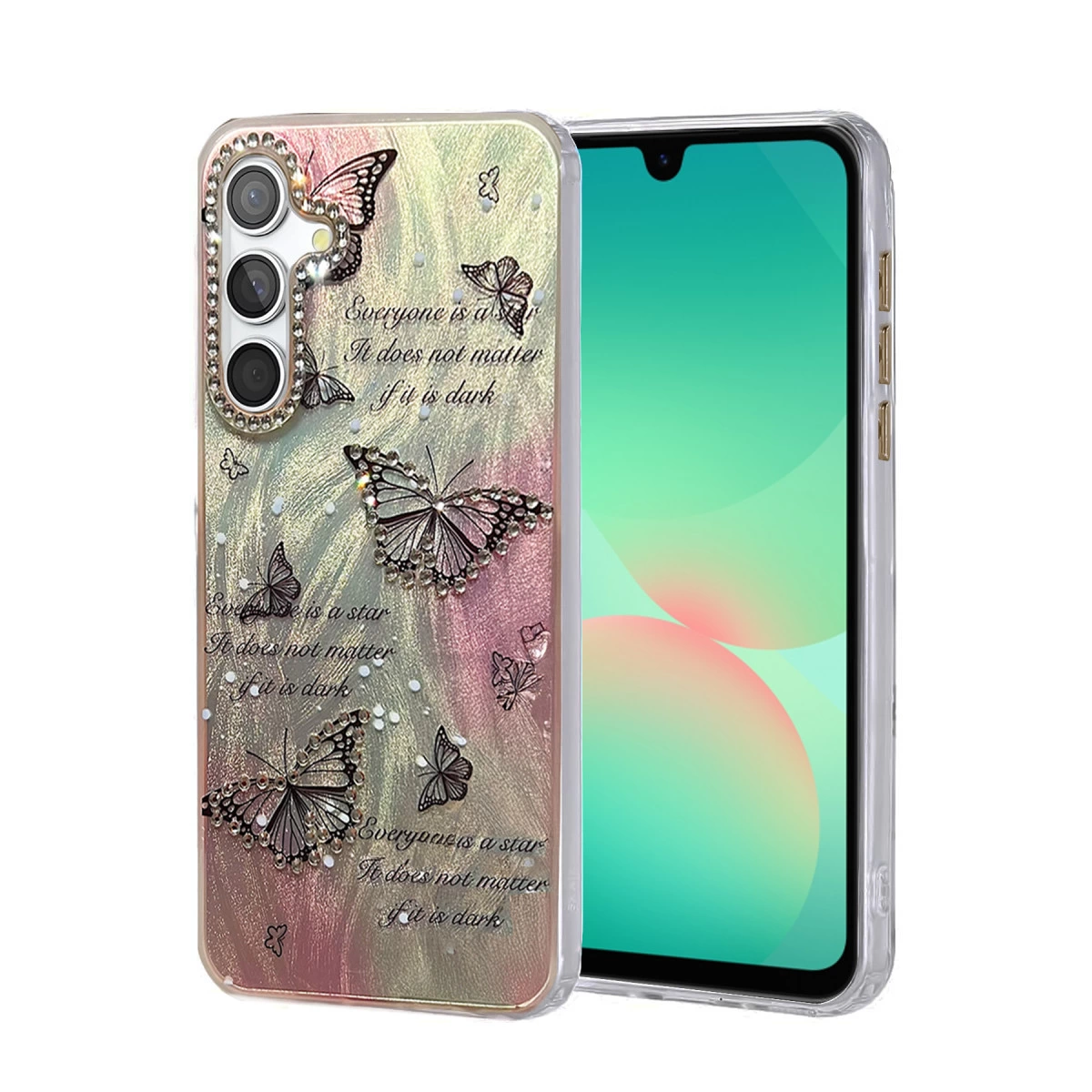 Samsung Galaxy A26 Kılıf Blade Aynalı Desenli Kapak - Desen 6