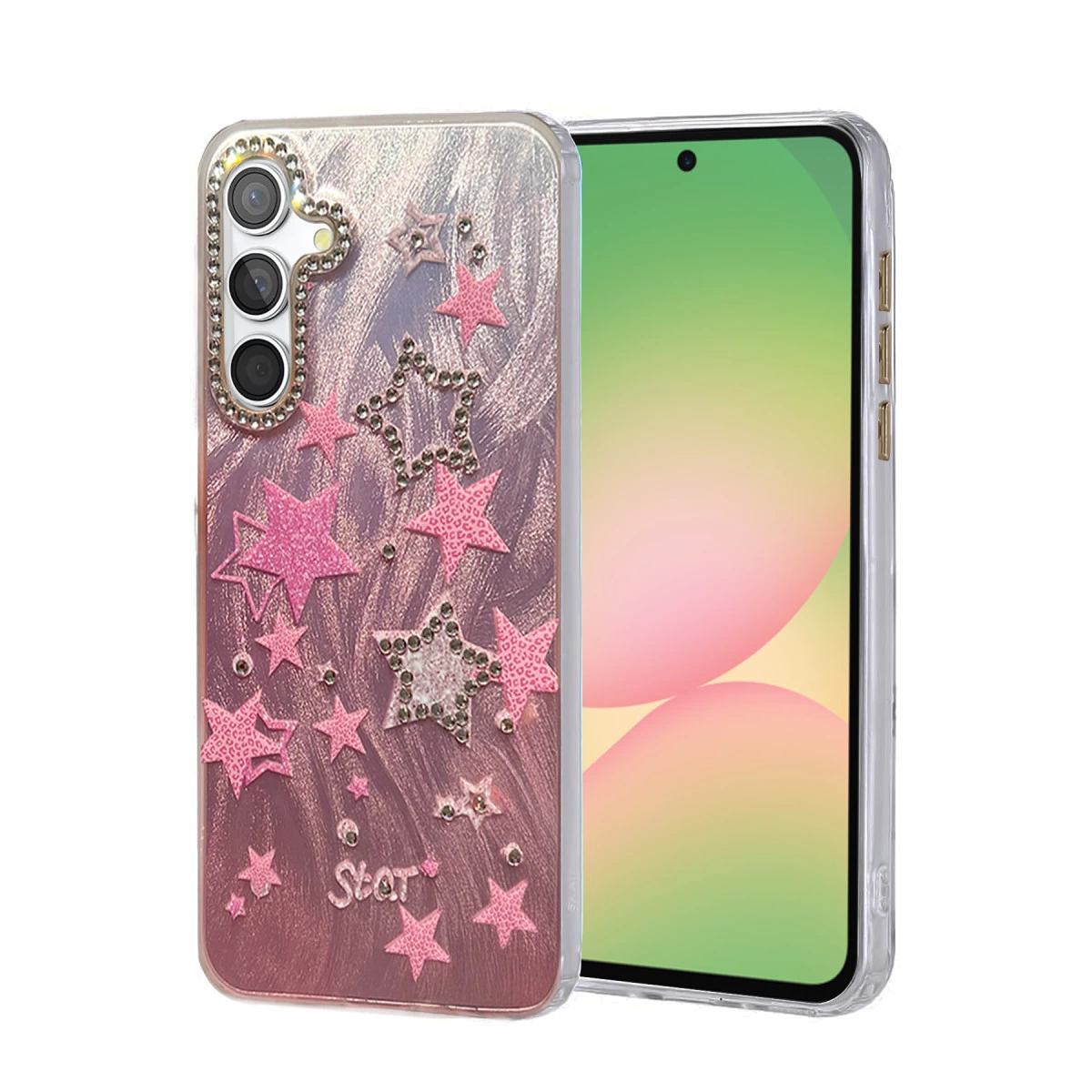 Samsung Galaxy A56 Kılıf Blade Aynalı Desenli Kapak - Desen 7