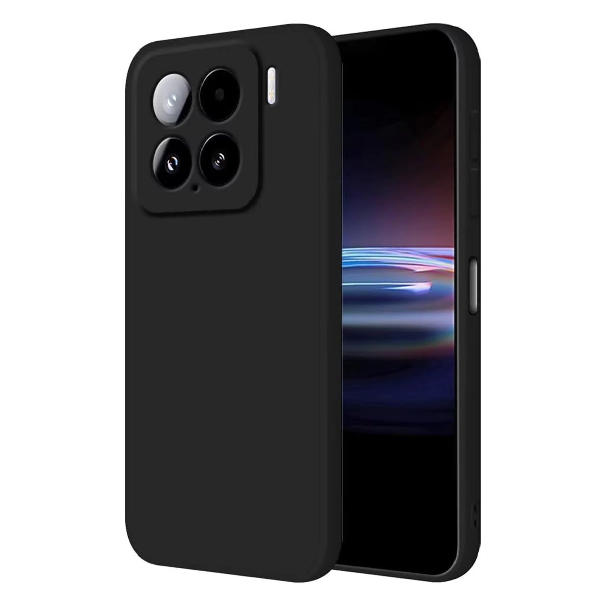 Xiaomi Mi 15 Pro Kılıf Nano İçi Kadife Silikon - Siyah