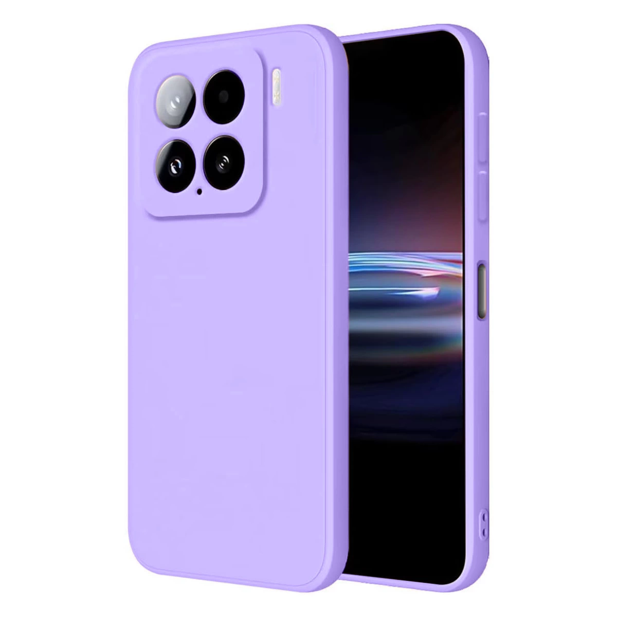 Xiaomi Mi 15 Pro Kılıf Nano İçi Kadife Silikon - Lila