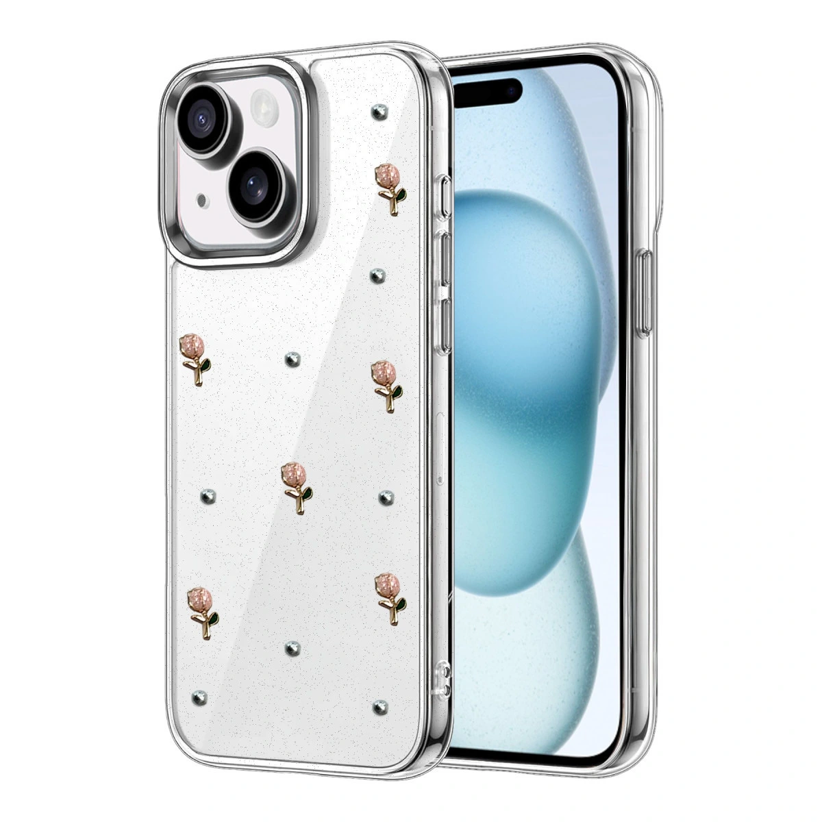 Apple İphone 15 Plus Fiyonk Desenli Kapak - Desen 6