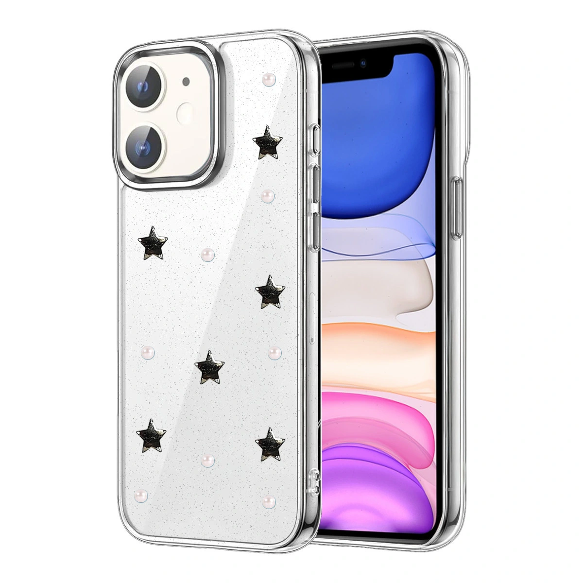 Apple İphone 12 Fiyonk Desenli Kapak - Desen 7