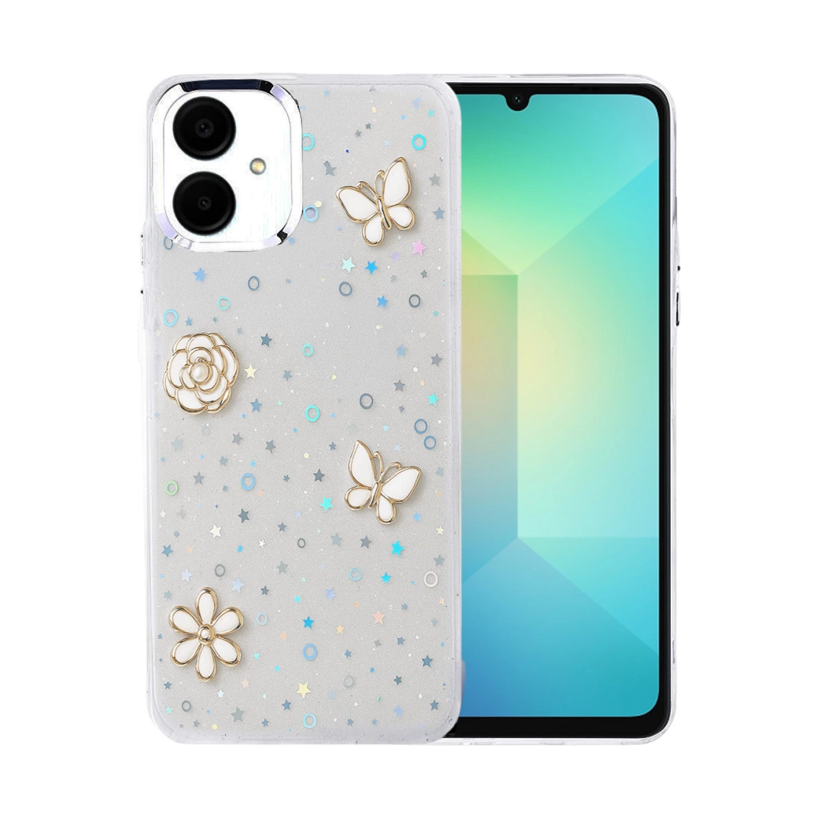 Samsung Galaxy A06 Fiyonk Desenli Kapak - Desen 10