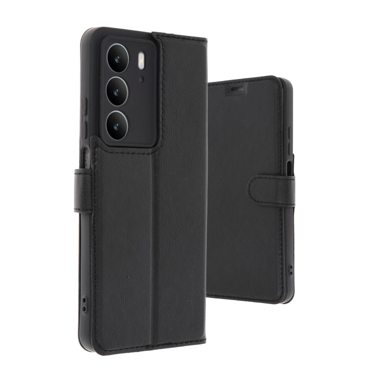 Realme C75 4g Trend S Plus Kapaklı Kılıf - Siyah