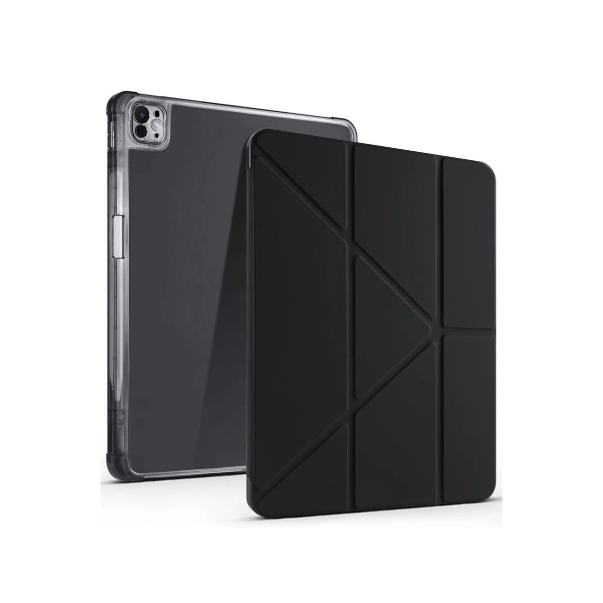 İpad Air 13 (2024) Kılıf Kalemlikli Mars Tablet Kılıfı - Siyah