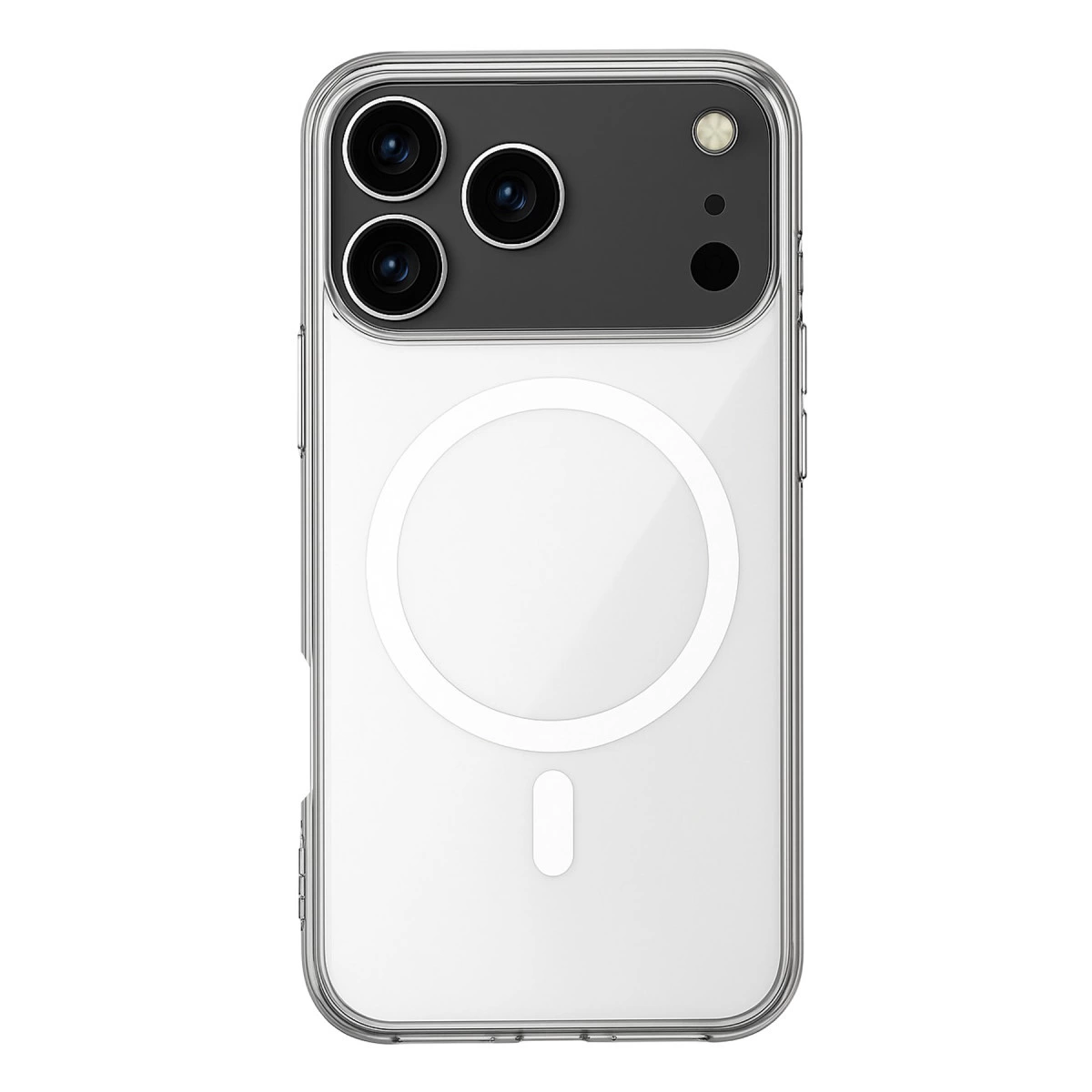 İphone 17 Pro Max Kılıf Magneticsafe Şeffaf Silikon - Şeffaf