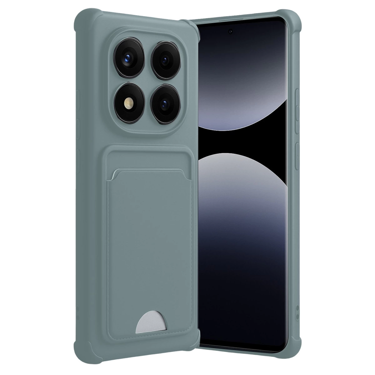 Xiaomi Redmi Note 14 Pro 5g Kelvin Kartvizitli Silikon - Açık Yeşil