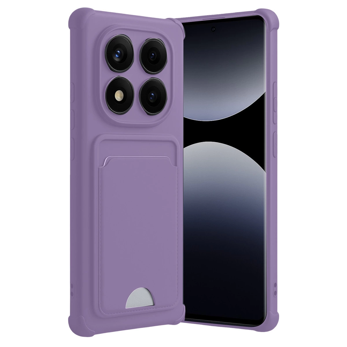 Xiaomi Redmi Note 14 Pro Plus Kelvin Kartvizitli Silikon - Lila