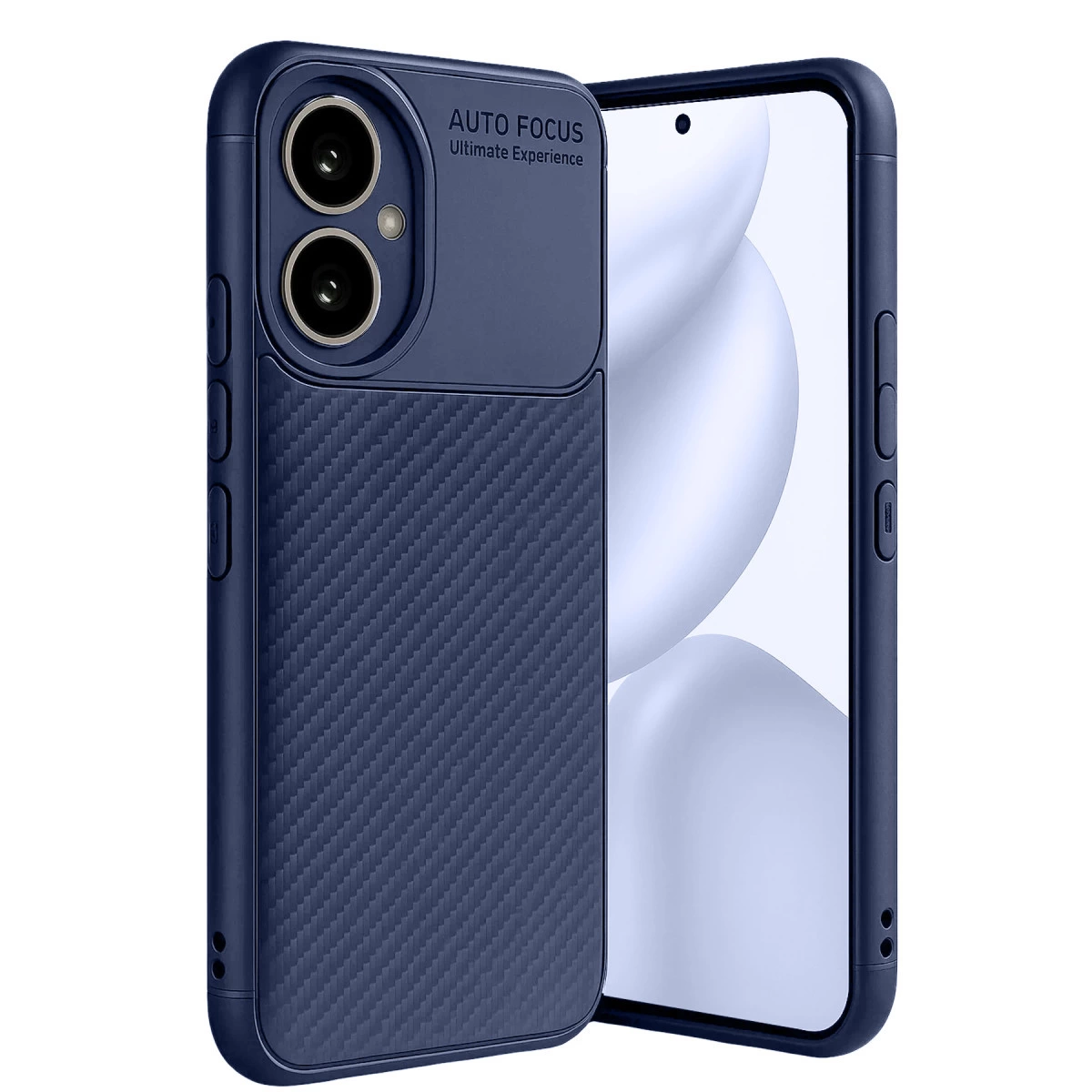 Honor 400 Kılıf Auto Focus Karbon Kapak - Lacivert