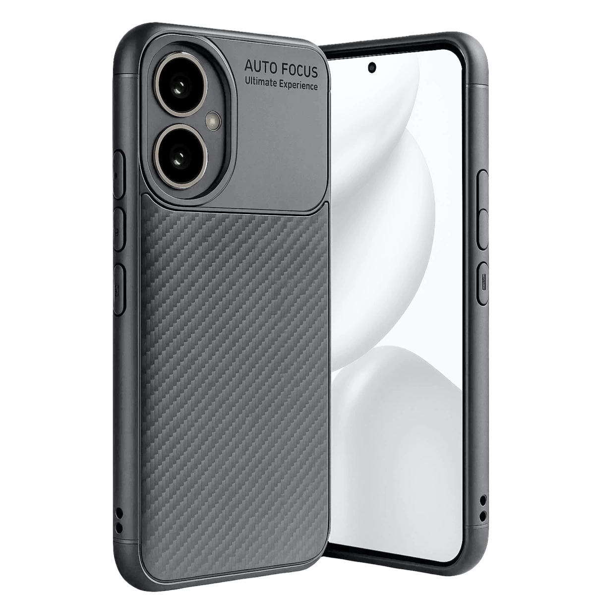 Honor 400 Kılıf Auto Focus Karbon Kapak - Gri