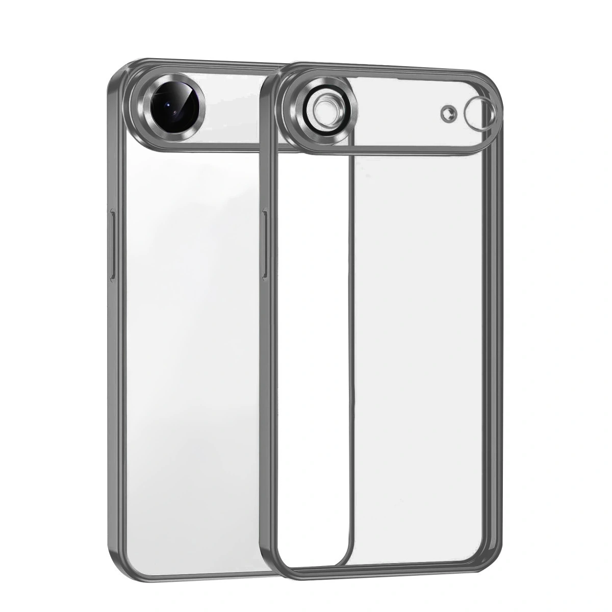 Apple İphone 17 Air Razer Lensli Silikon - Titan Gri