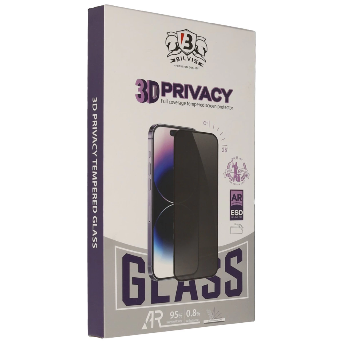 İphone 17 Pro Max Bilvis 3d Hayalet Cam Ekran Koruyucu