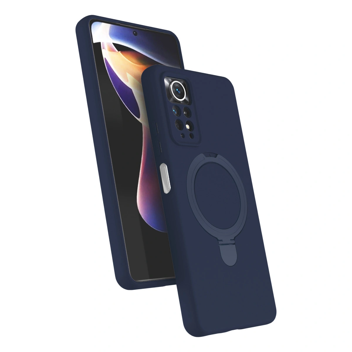 Xiaomi Redmi Note 12 Pro 4g Regal Magsafe Standlı Kapak - Lacivert