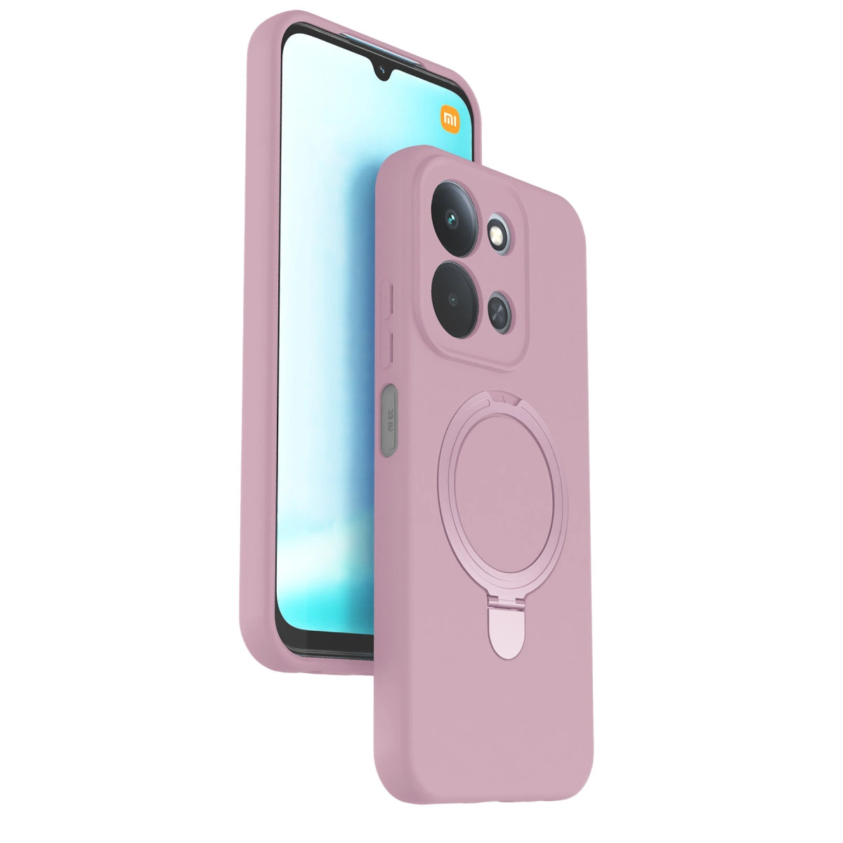 Xiaomi Redmi 15c 4g Regal Magsafe Standlı Kapak - Açık Pembe