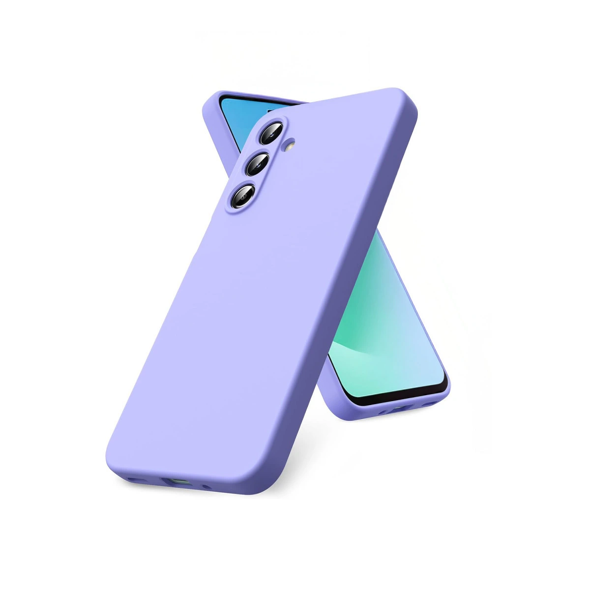 Samsung Galaxy S25 Fe Nano İçi Kadife Silikon - Lila