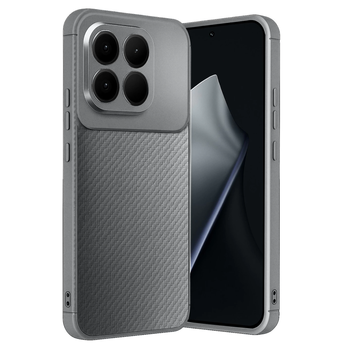 Xiaomi Mi 15t Auto Focus Karbon Kapak - Gri