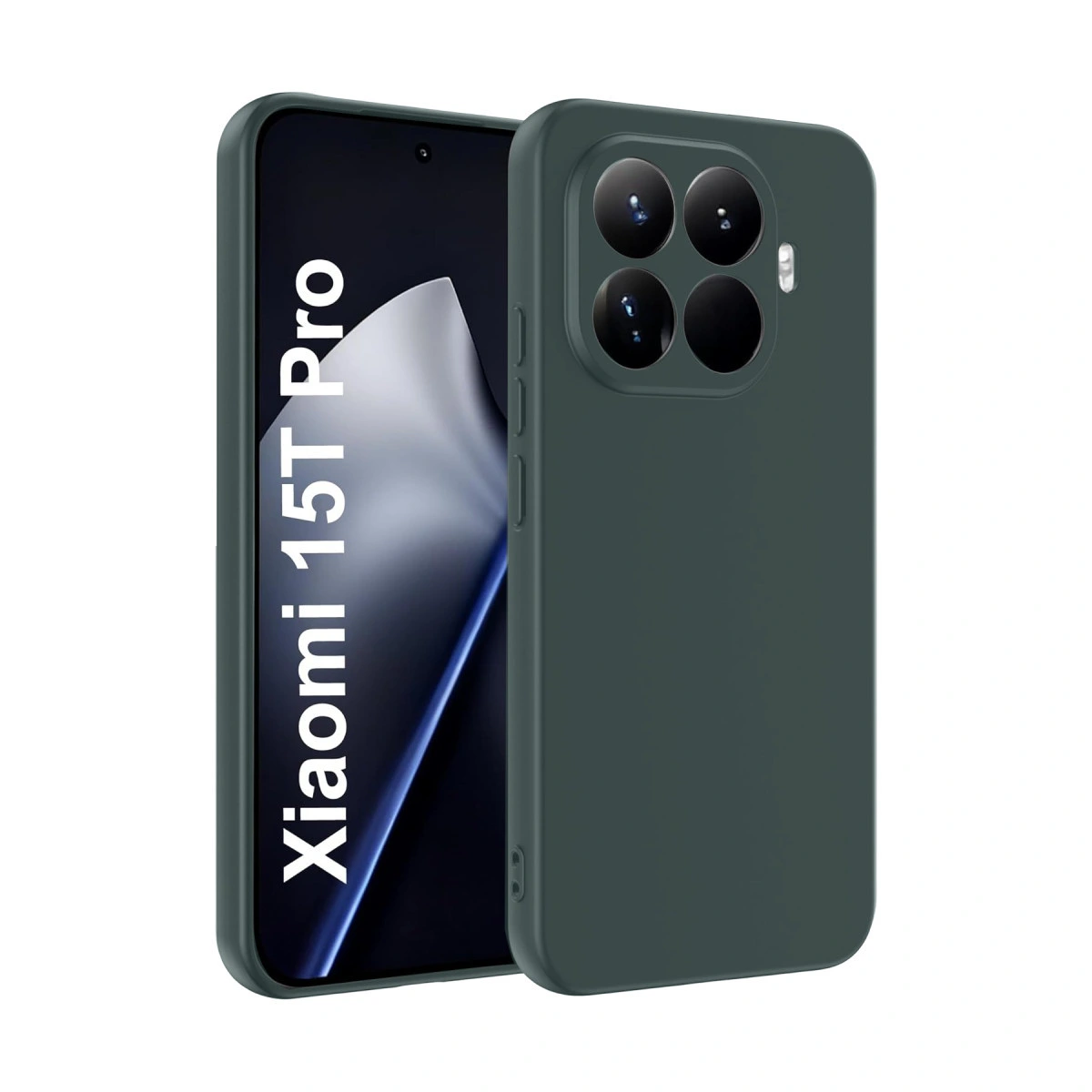 Xiaomi Mi 15t Pro First Silikon - Koyu Yeşil