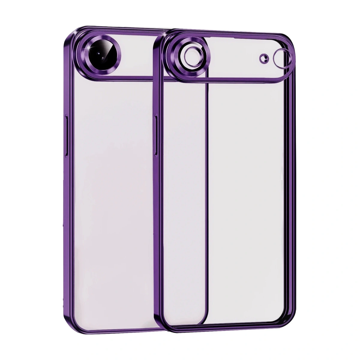 Apple İphone 17 Air Razer Lensli Silikon - Açık Mor