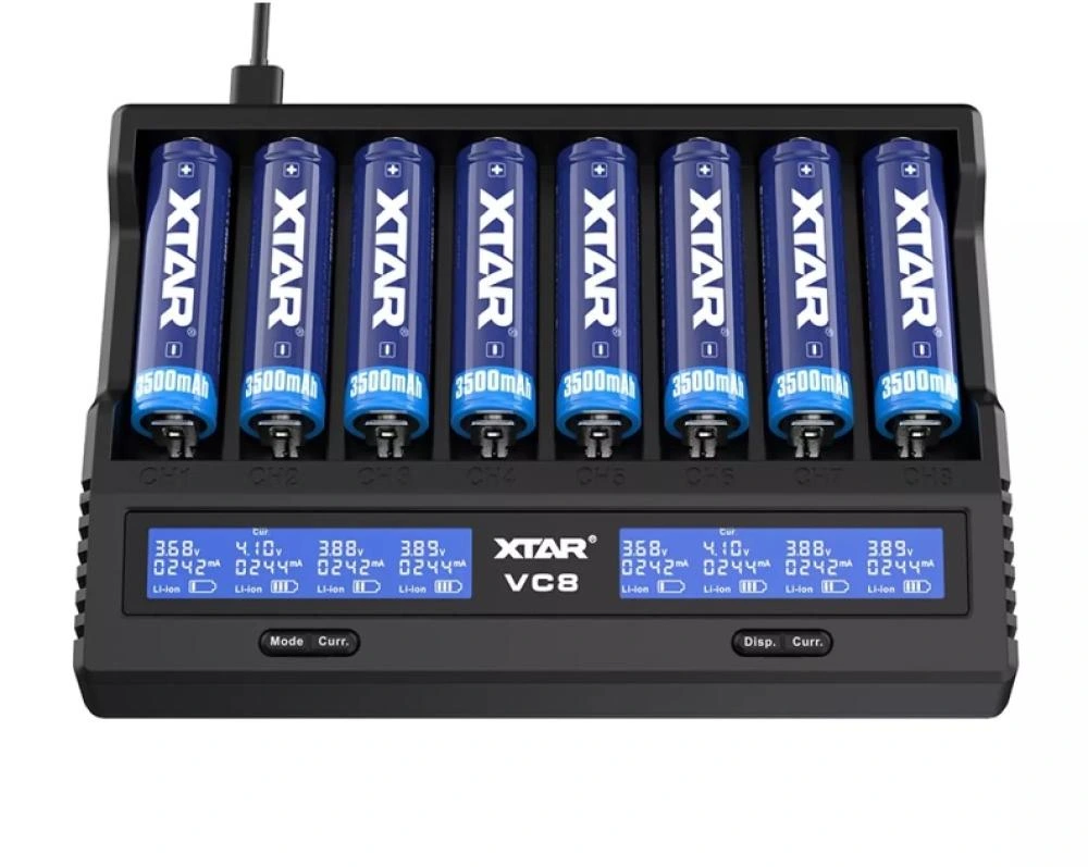 Xtar Vc8 Sekizli Li-ion / Nı-cd / Nı-mh Pil Şarj Cihazı