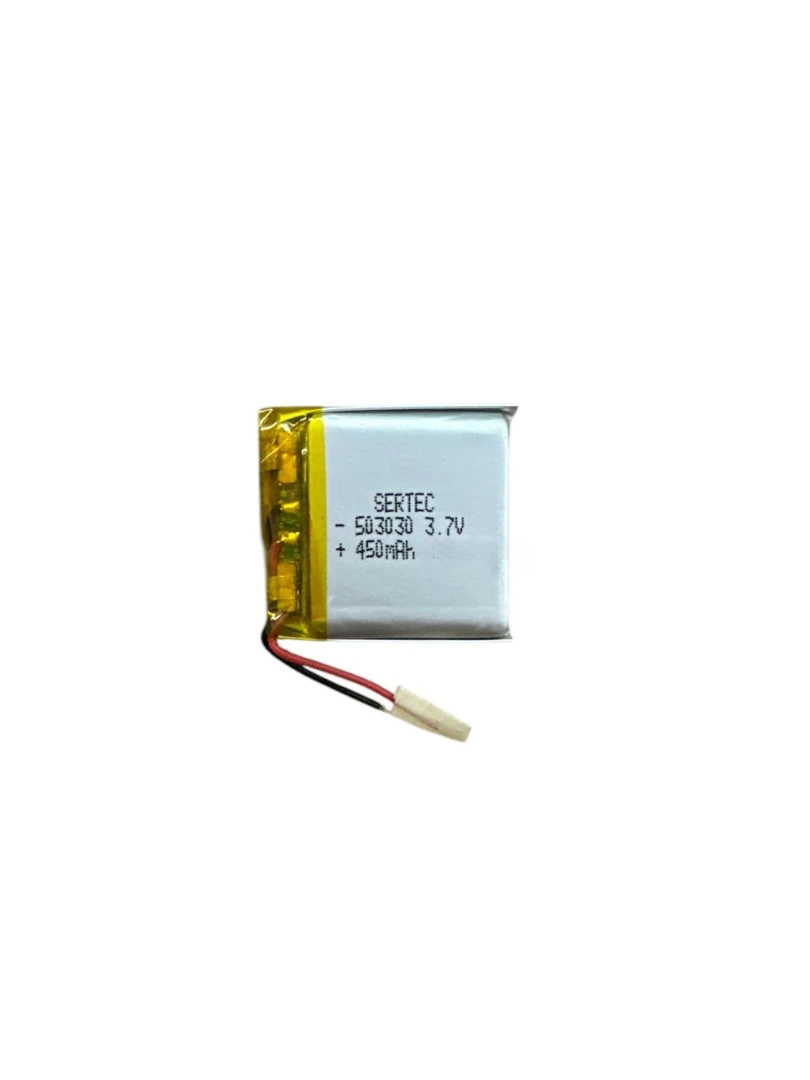 Sertec 503030 3.7v 450mah Li-polymer Pil (devreli/1.5a)