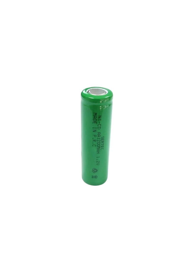 Sertec - 1.2v 1200 Mah - Aa - Ni-cd Şarjlı Pil - (başsız / Flat Head)
