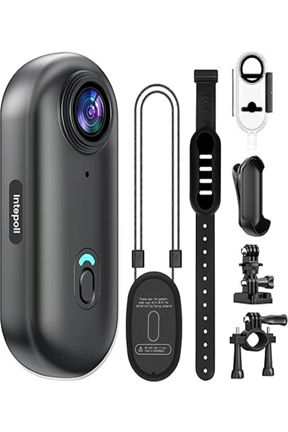 Mini Wıfı Aksiyon Kamerası 1080p Taşınabilir Vücut Kamerası Giyilebilir Video Kaydedici Ipx7 Su Geçirmez