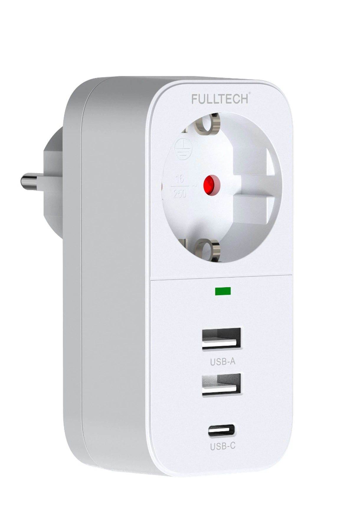 2.4a Çıkışlı 2xusb 1xtype-c Tekli Priz Ftr-17