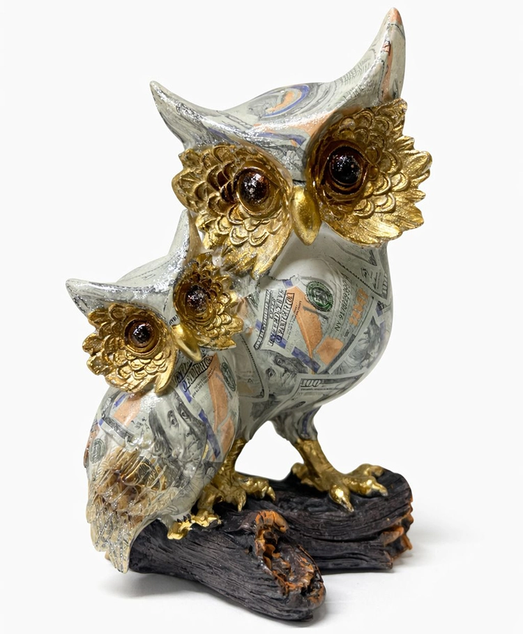 Özel Tasarım Polyester Baykuş  Aalk4359