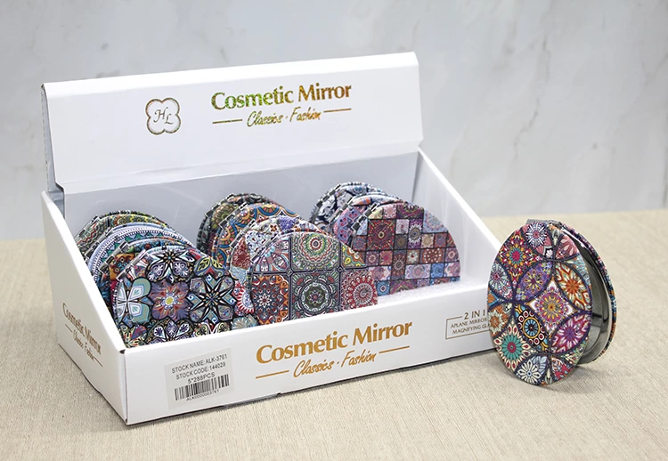 Taşlı El Aynası Oval İnce Alk3761