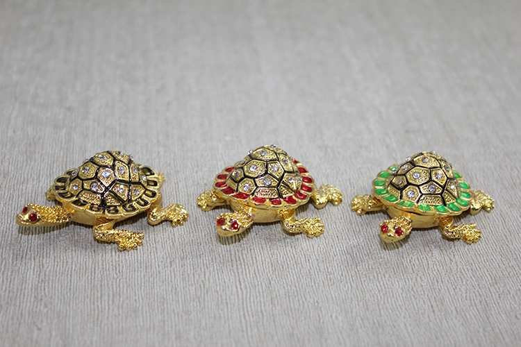 Swaroski Minik Kaplumbağa Figürü Alk3867